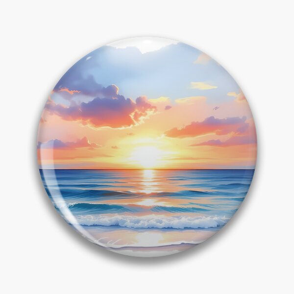 Item preview, Sunset over the ocean designed and sold by eCOWmerce.