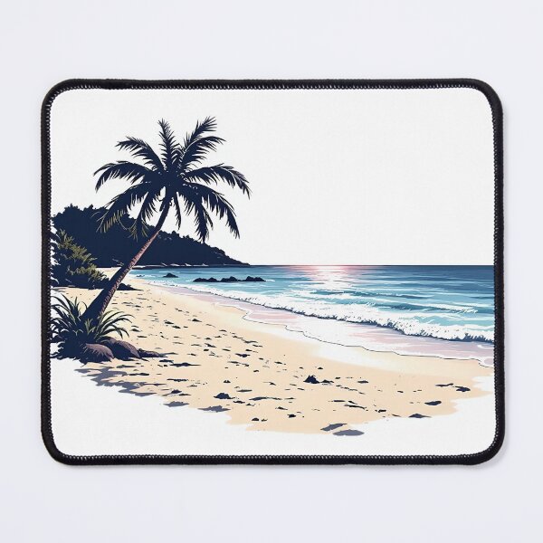 Item preview, Retro Beach Scene designed and sold by eCOWmerce.