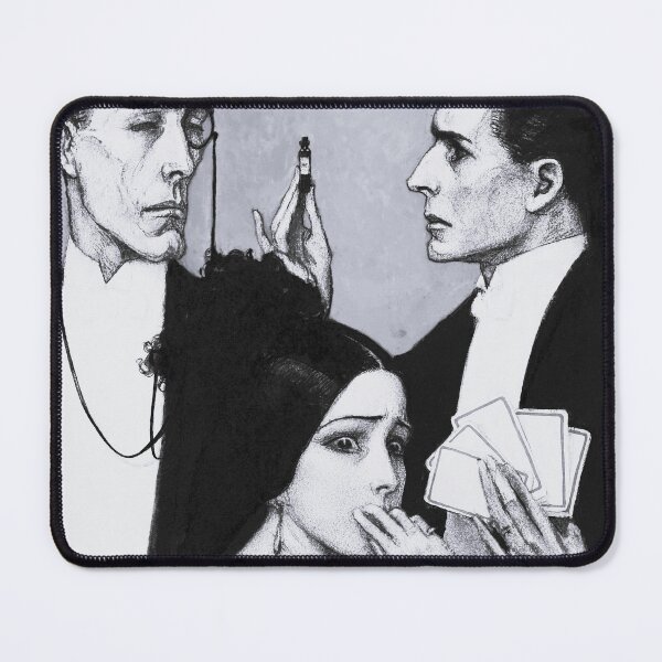 Item preview, The Scandal black and white : Vintage Ilustration 1922 by Wladyslaw Theodore Benda designed and sold by PureVintageLove.