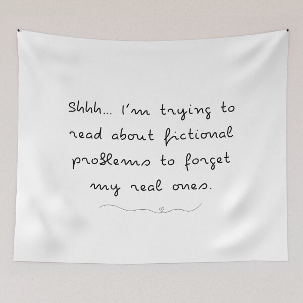 Item preview, Cute doodle heart with funny reading quotes  designed and sold by AestHenni17.