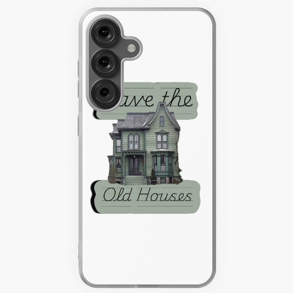 Item preview, Save the Old Houses shirt sage green designed and sold by cicadaadams.