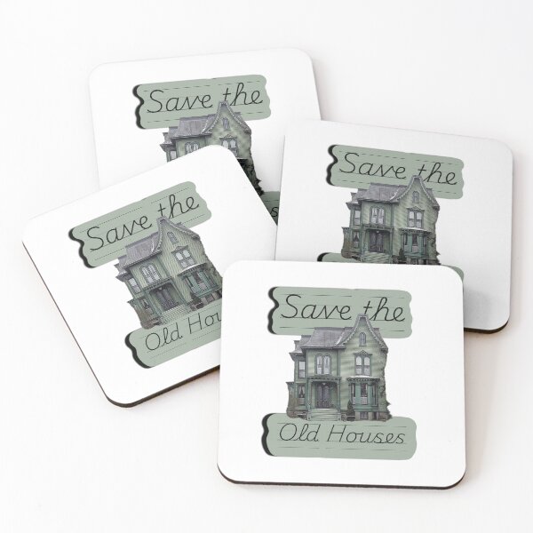 Item preview, Save the Old Houses shirt sage green designed and sold by cicadaadams.
