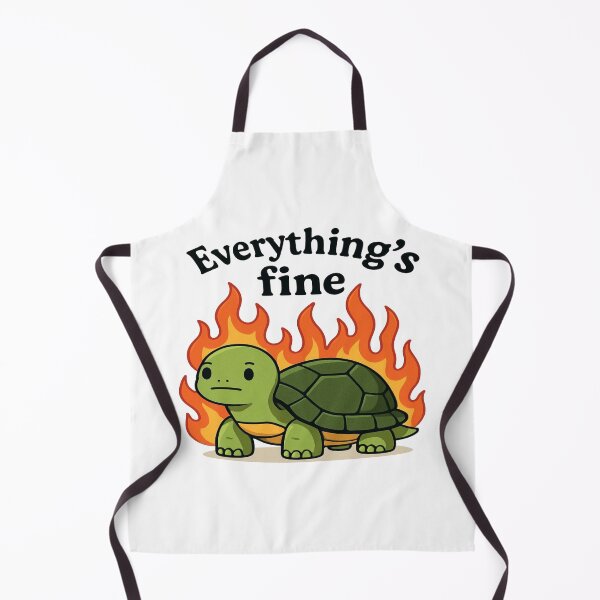 Item preview, Everythings fine turtle designed and sold by YourFavBuddy.