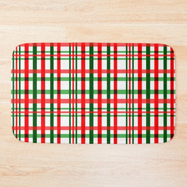 Item preview, Vintage Christmas Plaid Red White and Green Seamless Pattern designed and sold by Sharon Schwalbe.