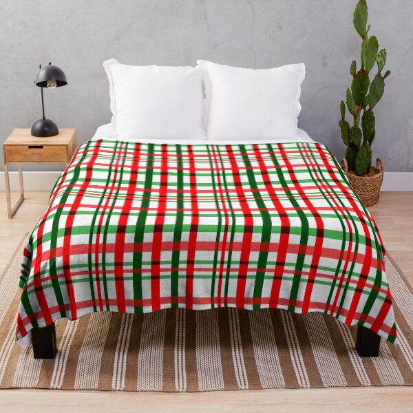 Item preview, Vintage Christmas Plaid Red White and Green Seamless Pattern designed and sold by Sharon Schwalbe.