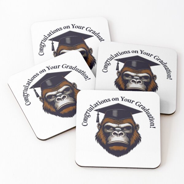 Item preview, Graduation monkey designed and sold by YourFavBuddy.