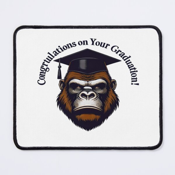 Item preview, Graduation monkey designed and sold by YourFavBuddy.