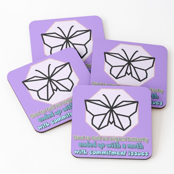 Item preview, Paper folding cute origami moth funny pun tee designed and sold by JumWow.