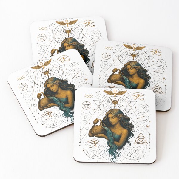 Item preview,  Aquarius – Sacred Water bearer Light Code Design | NUR Frequency Collection designed and sold by NUR.