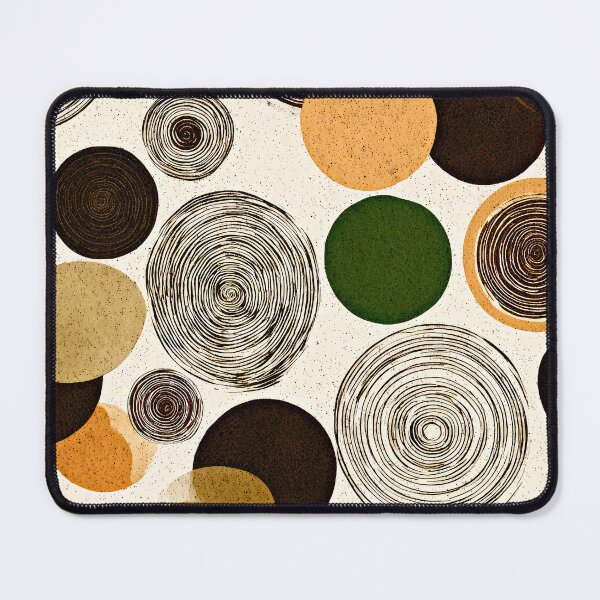 Item preview, Boho-Inspired Earthtone-Colored Circles Abstract Scattered Pattern designed and sold by DEC02.