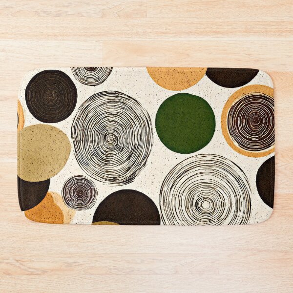Item preview, Boho-Inspired Earthtone-Colored Circles Abstract Scattered Pattern designed and sold by DEC02.