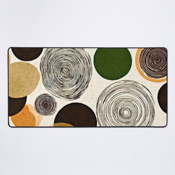 Item preview, Boho-Inspired Earthtone-Colored Circles Abstract Scattered Pattern designed and sold by DEC02.