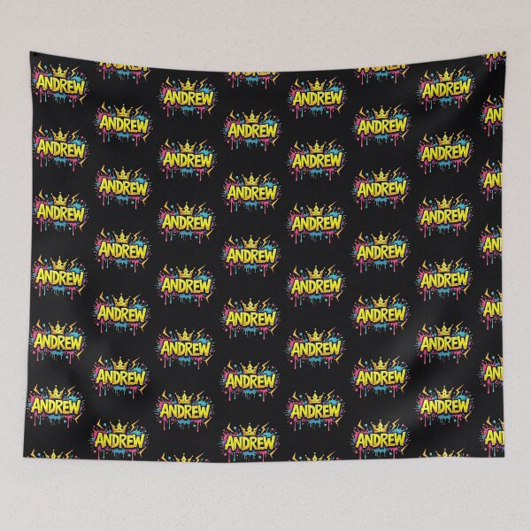 Item preview, ANDREW – Neon Graffiti Crown Design with Urban Attitude designed and sold by Polycare.