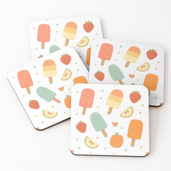 Item preview, Cute Popsicles Pattern designed and sold by FreeGlim.