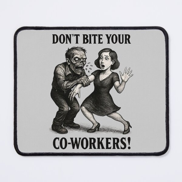 Item preview, Zombie - Don't Bite Your Co-workers! designed and sold by NightTimeJ.