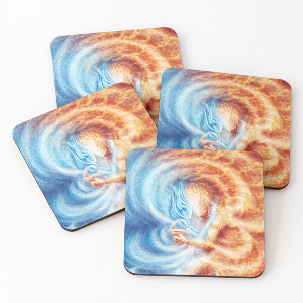 Item preview, Fire and Ice  (closeup, square) designed and sold by Sirielle Art.