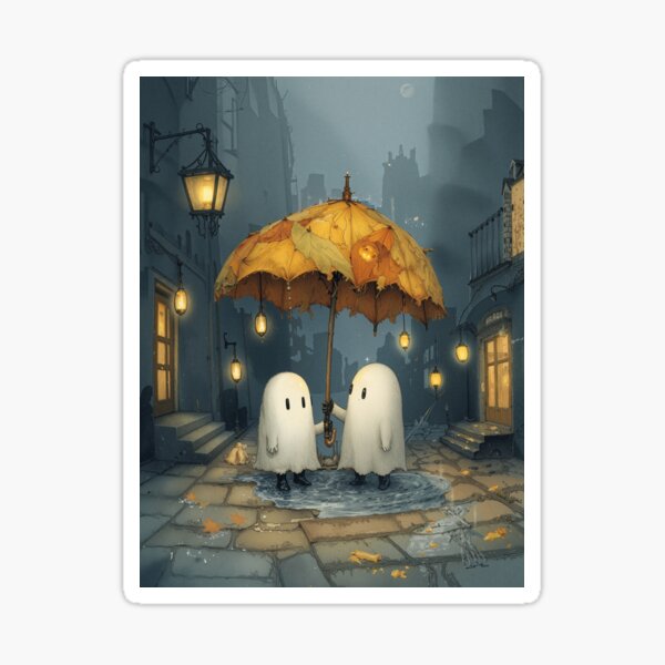 Ghost In The Rain Cartes De V%c5%93ux Merch & Gifts for Sale