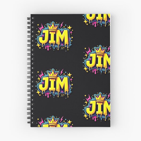 Aperçu de l'œuvre JIM – Couronne de graffitis au néon avec une touche urbaine créée et vendue par Polycare.