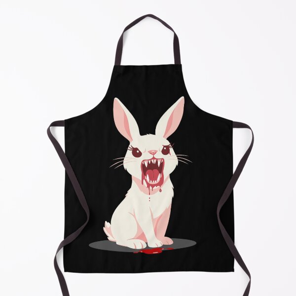 Item preview, Killer Rabid Rabbit with large evil teeth designed and sold by mirrorimages.