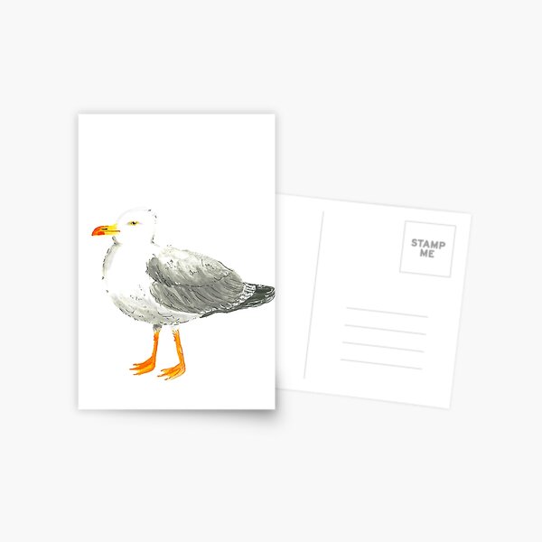 Item preview, Watercolor Seagull designed and sold by Brandi Wheeler.