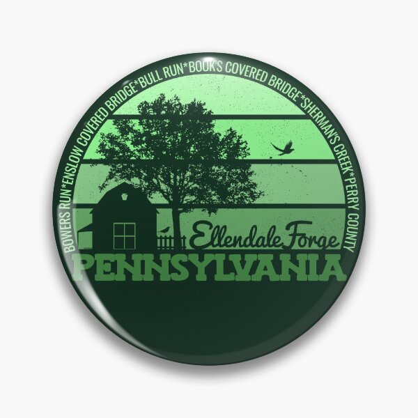 Item preview, Ellendale Forge Pennsylvania Sunset Retro Vintage Local Pride Logo designed and sold by CRHPOD20.