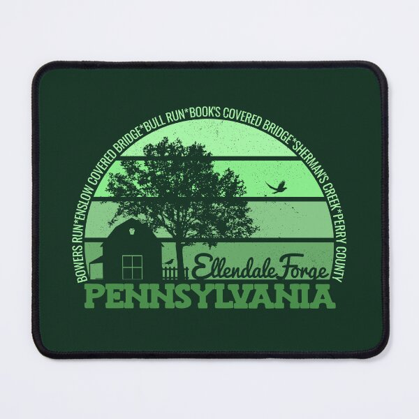 Item preview, Ellendale Forge Pennsylvania Sunset Retro Vintage Local Pride Logo designed and sold by CRHPOD20.