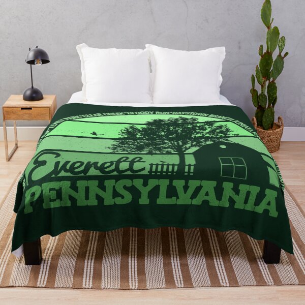 Item preview, Everett Pennsylvania Sunset Retro Vintage Local Pride Logo designed and sold by CRHPOD20.