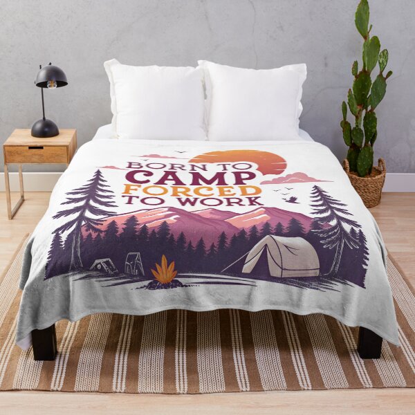 Item preview, born to camp forced to work designed and sold by GogoGrove.