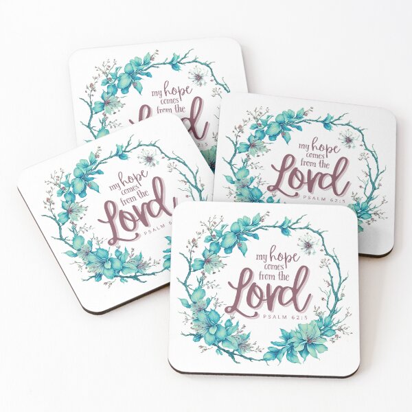 Item preview, My hope comes from the Lord - mint designed and sold by Cane & Abel Creations ..