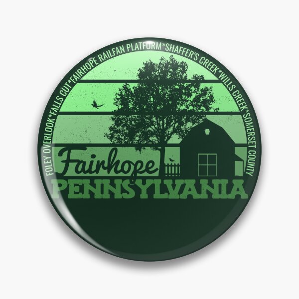 Item preview, Fairhope Pennsylvania Sunset Retro Vintage Local Pride Logo designed and sold by CRHPOD20.