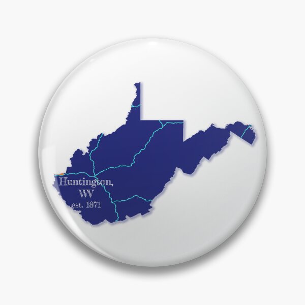 Item preview, Huntington, WV [Blue] designed and sold by PhilbonianDezin.