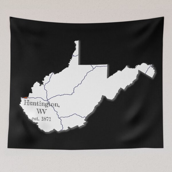 Item preview, Huntington, WV [White] designed and sold by PhilbonianDezin.