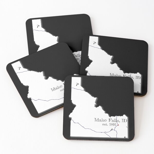 Item preview, Idaho Falls, ID [White] designed and sold by PhilbonianDezin.
