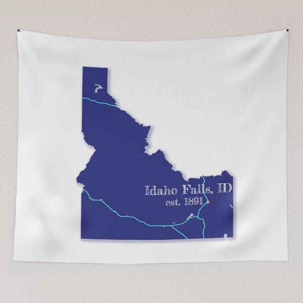 Item preview, Idaho Falls, ID [Blue] designed and sold by PhilbonianDezin.