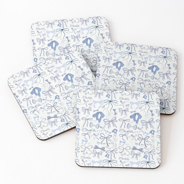 Item preview, Chinoiserie Blue Bows Pattern designed and sold by The Painted Topaz.