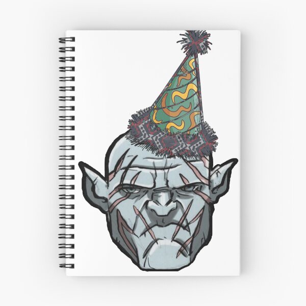Item preview, Grumpy Azog with Festive Santa Birthday Hat - Funny Orc for Christmas & Birthday designed and sold by maworld.
