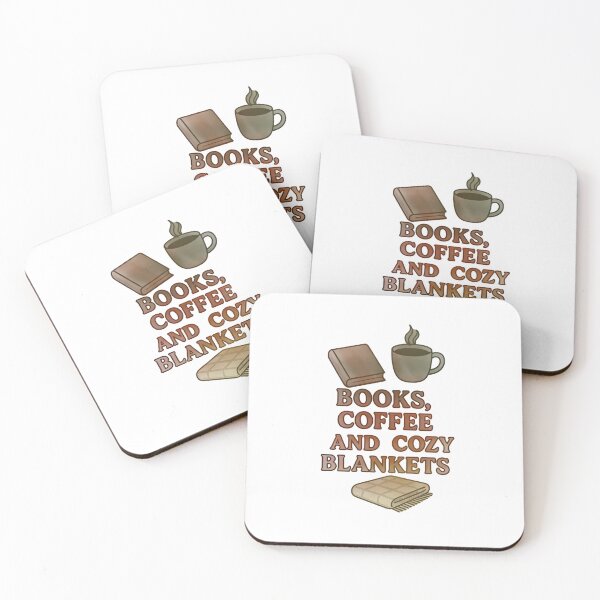 Item preview, Books, Coffee, and Cozy Blankets designed and sold by The Painted Topaz.