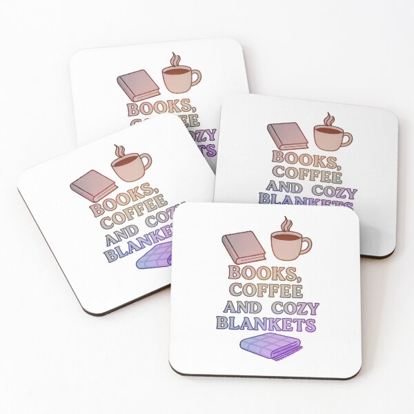Item preview, Books, Coffee, and Cozy Blankets designed and sold by The Painted Topaz.