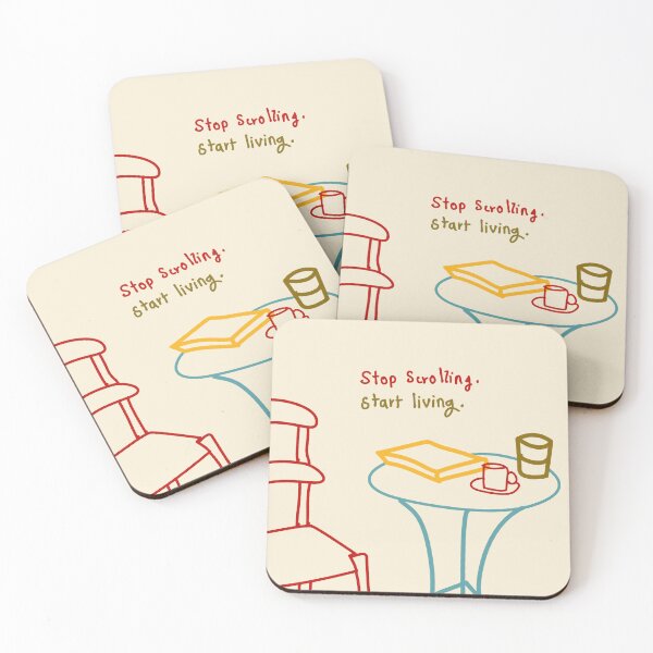 Item preview, Stop Scrolling, Start Living designed and sold by Kintsugi99.