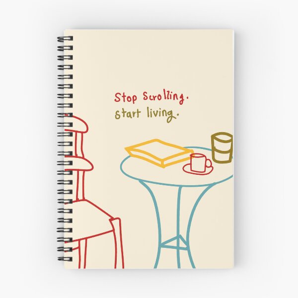 Item preview, Stop Scrolling, Start Living designed and sold by Kintsugi99.