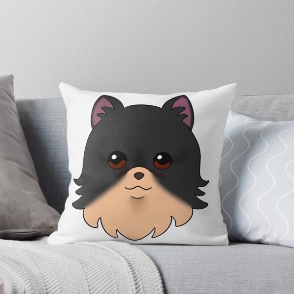 Item preview, Black Pomeranian Cream Snout Tear Stains designed and sold by OliRoseArt.