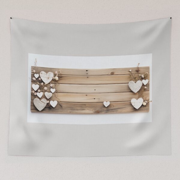 Item preview, Hearts and Barn Board farmhouse decor designed and sold by Roxane Bay.