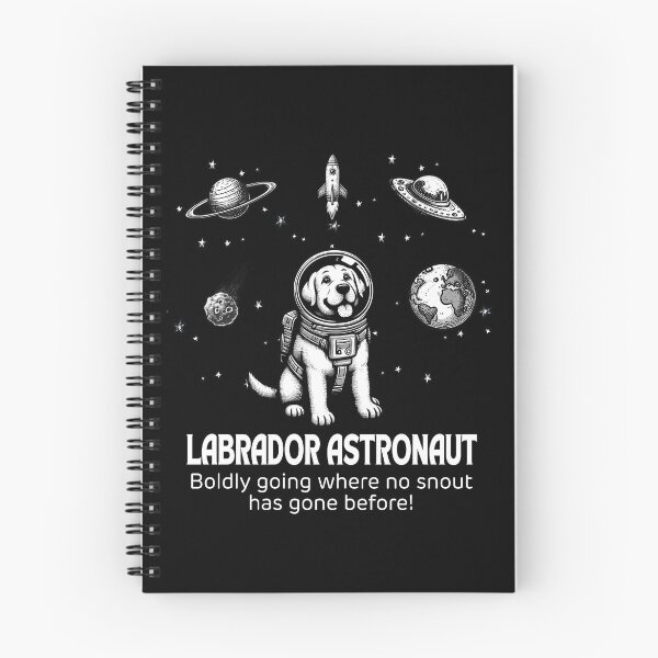 Item preview, Astronaut Labrador Retriever Funny Space designed and sold by doodIllustrate.