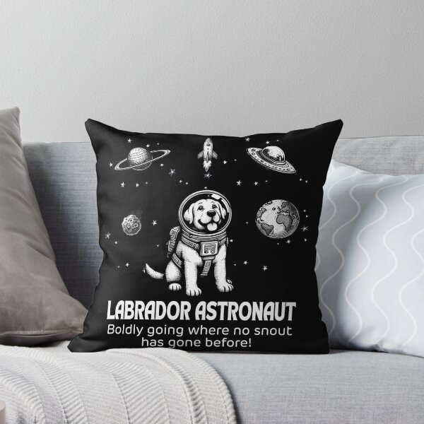 Item preview, Astronaut Labrador Retriever Funny Space designed and sold by doodIllustrate.