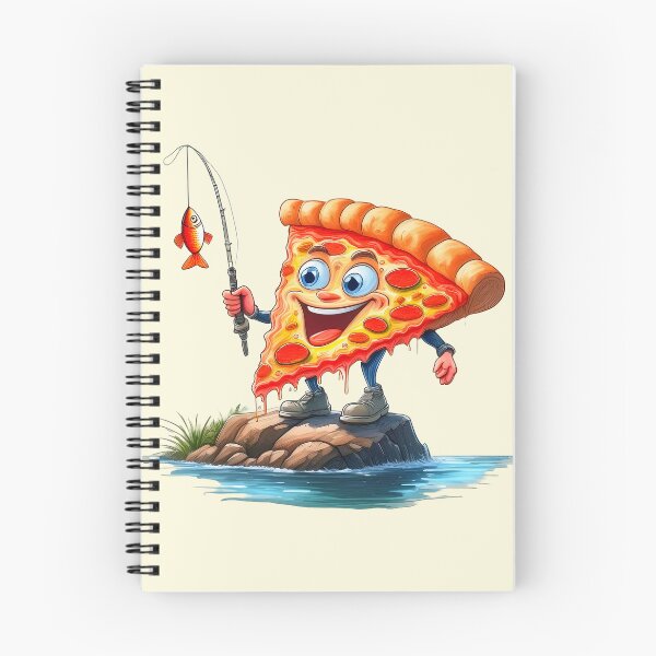 Item preview, Pizza fishing funny bold fashion  designed and sold by JumWow.