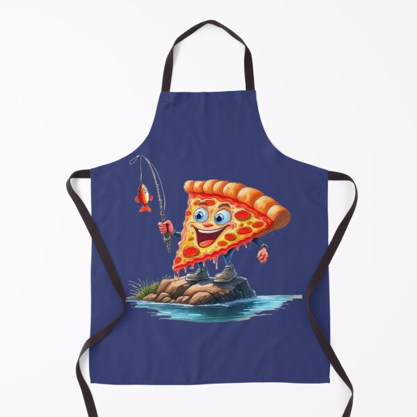 Item preview, Pizza fishing funny bold fashion  designed and sold by JumWow.