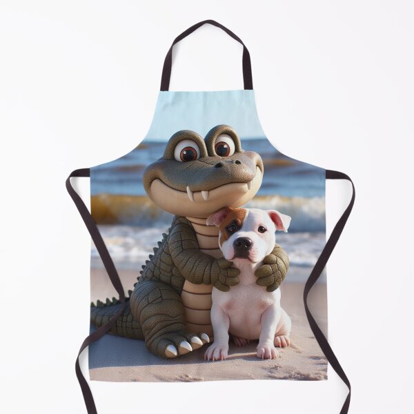 Item preview, Croaky with his pit bull designed and sold by CroakysCorner.