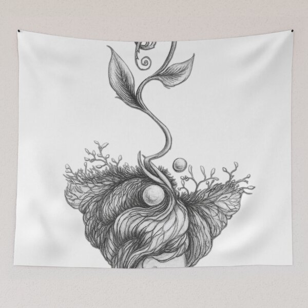 Item preview, Sprout of life drawing designed and sold by LovelyCalluna.