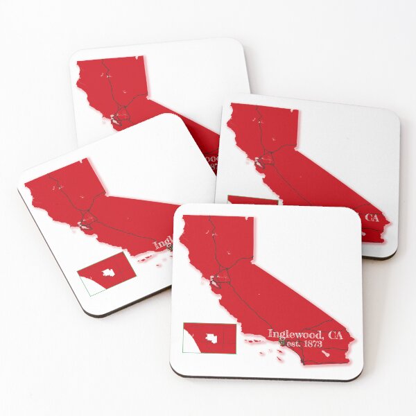 Item preview, Inglewood, CA [Red] designed and sold by PhilbonianDezin.