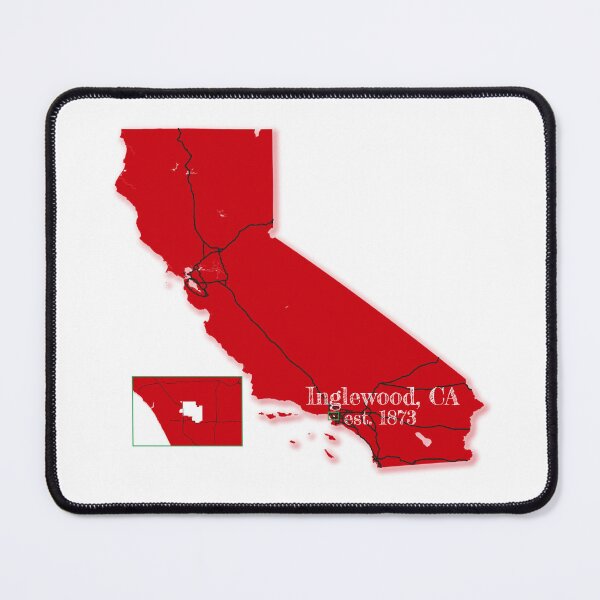 Item preview, Inglewood, CA [Red] designed and sold by PhilbonianDezin.